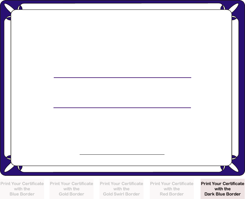 printable free name your own certificate print your own certificates