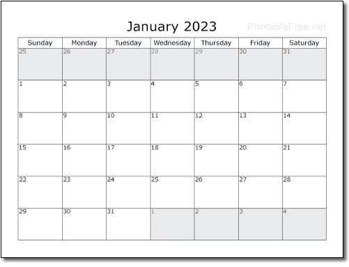 Printable Free 2023 and 2024 Calendars - Printable Calendar