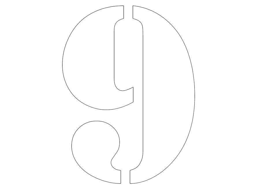 printable free stencil letters and numbers